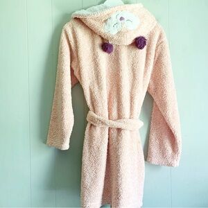 Cozy Critters Hooded Melange Robe Coral OS